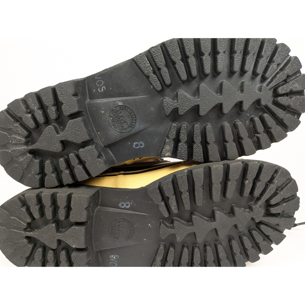 Sorel Caribou Boots Women's 8 Made in Canada Kaufman Leather Winter Snow Boots - Picture 7 of 11